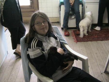 moi et la poule noireux